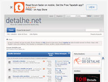 Tablet Screenshot of detalhe.net